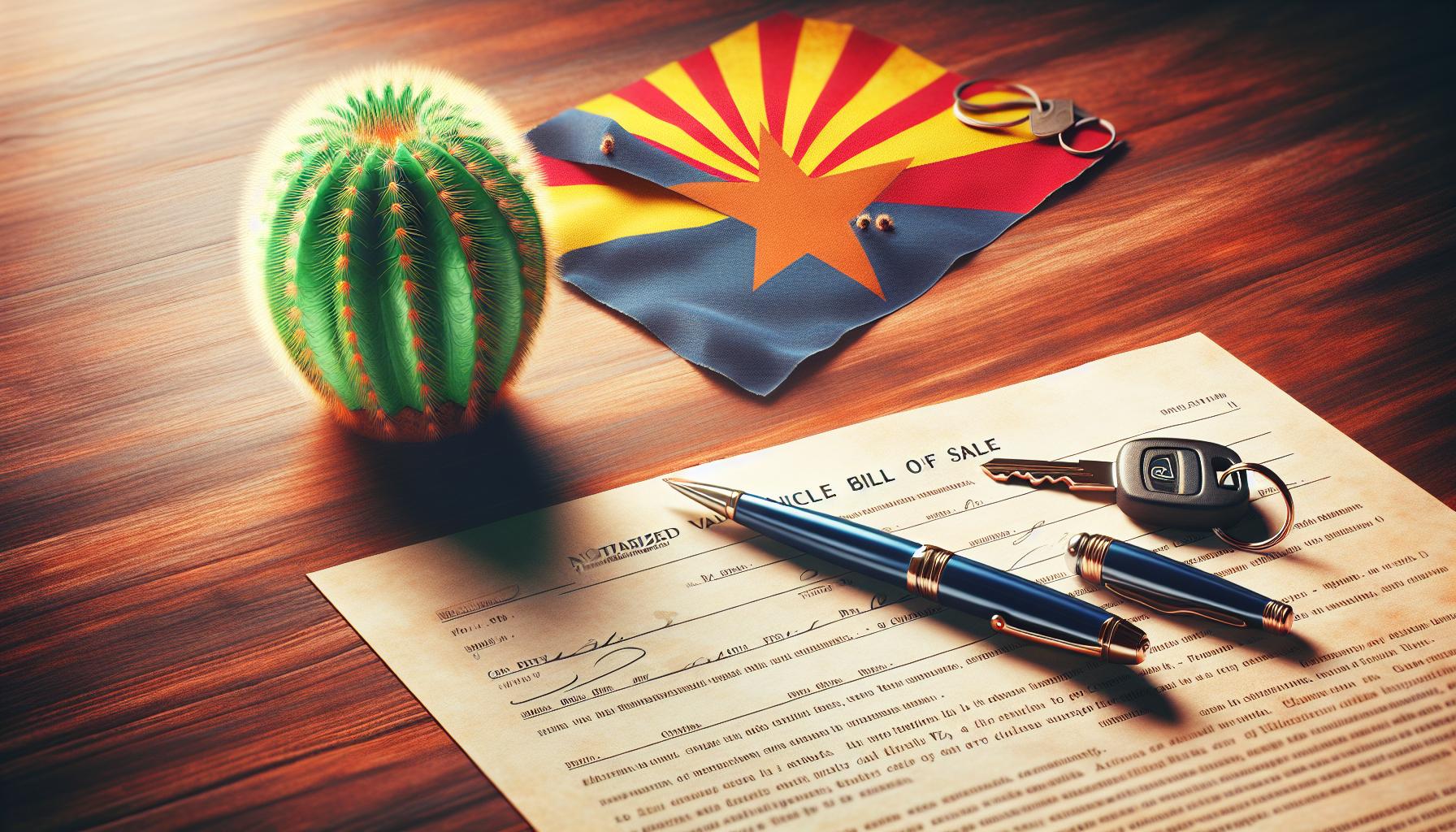 Arizona Required Notarized Car Bill of Sale: Everything You Need to Know